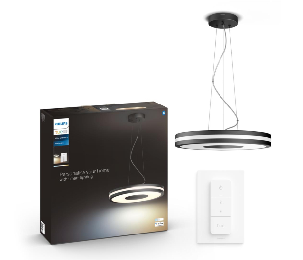 Philips Hue White ambiance Lampa wisząca Being (czarna) - 1046556 - zdjęcie